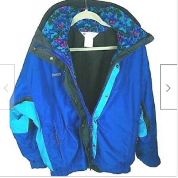Columbia Women Jacket Ski Windbreaker Reversible L - Picture 1 of 5